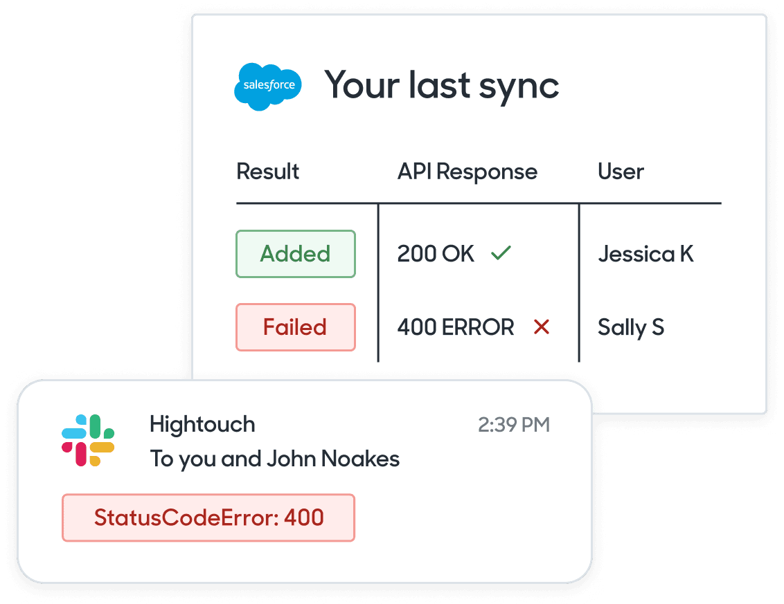 Live debugging for any failed rows.