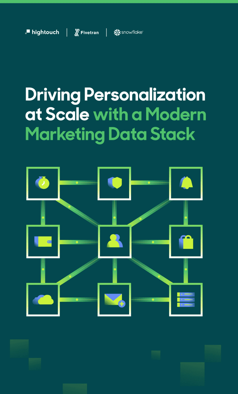 Driving Personalization at Scale with a Modern Marketing Data Stack.