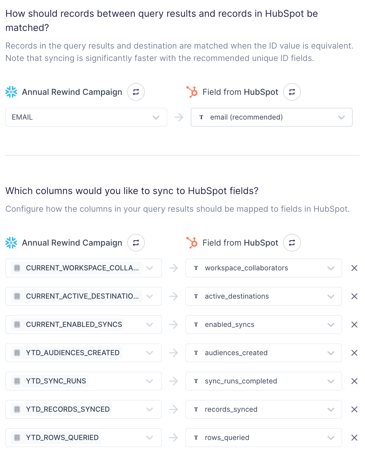 Hightouch mapping