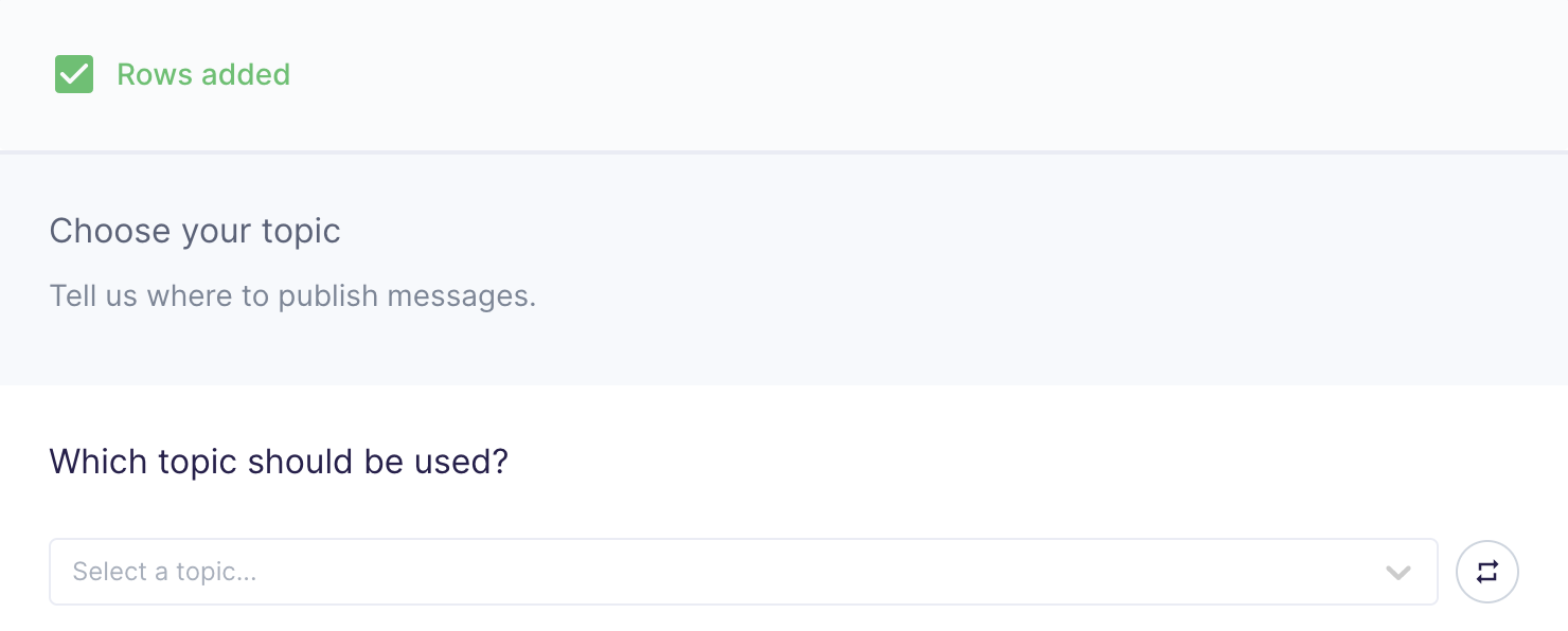 Toggle use column to send message to multiple queues