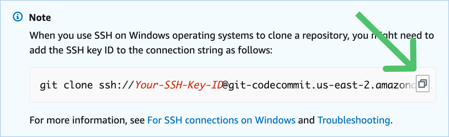 Configuring AWS CodeCommit